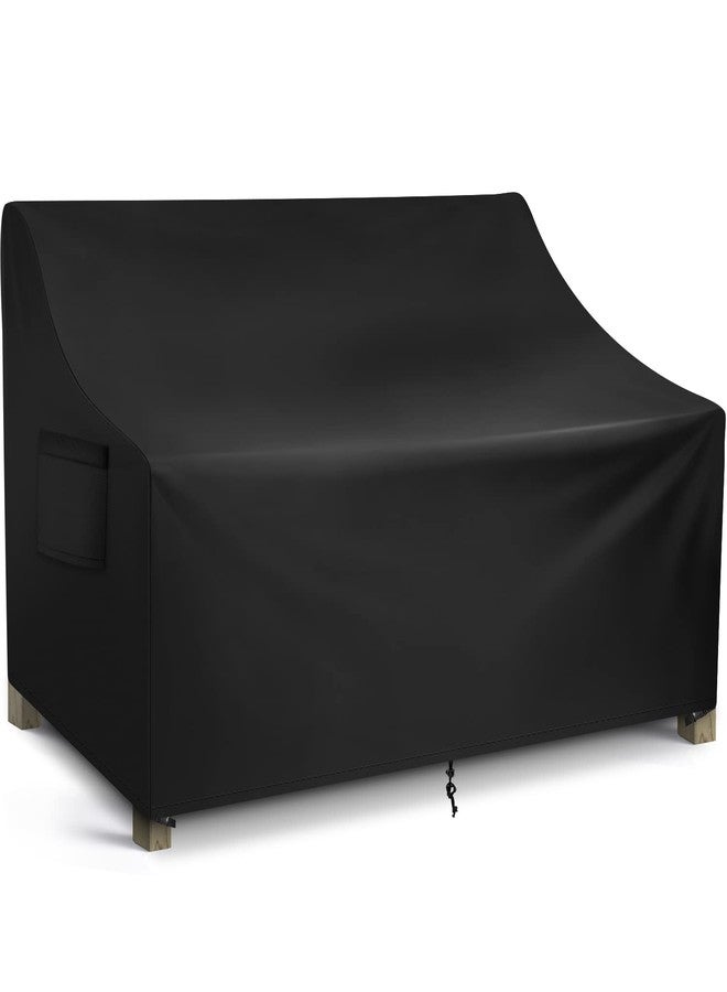 WLEAFJ Patio Sofa Cover Waterproof, Outdoor Loveseat Cover, Heavy Duty Deep Lounge Loveseat Cover, Large Lawn Patio Furniture Covers with Air Vent, 70’’ W x 38’’ D x 31’’ H - Image 1
